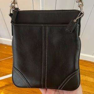 Black Coach midsize purse (8 inches x 7.5 inches)